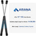 ARANA 10 Inch 18Lb/80N Gas Struts,10'' Gas Shocks Spring Lift Support for Cabinets Door Pickup Truck Tool Box Weather-Guard Toolbox Soft Close Lid...