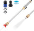 High Pressure Power Washer Wand, Garden Hose Pressure Washer with Jet Nozzle, Jet nozzle High Pressure Hose Nozzle for Car Washing Garden Includes...
