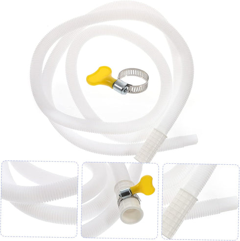 Angoily Air Conditioner Drain Portable Hose Portable Washing Machine Drain Hose for Washer Machine Air Conditioner Drain Kit Washing Machine Hoses...