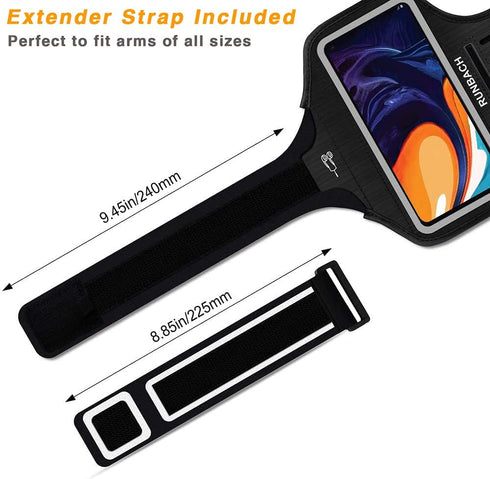 Running Armband for Samsung Galaxy A70/A60/A51/A50/A32/A30/A20/A10E/A10/A9/A9 Pro/M11/M21/M31,Sweatproof Running Exercise Bag for Samsung Phone...