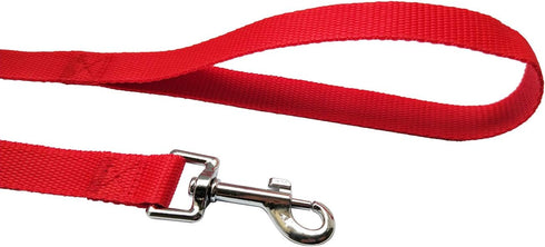 Nylon Training Dog Leash for Small Medium Large Dogs, 15ft 20ft 30ft 50ft Long Leash Dog/Puppy Lead for Obedience Recall Training, Camping (30ft, ...