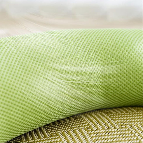 Cute Fruits Pet Cooling Summer Mat, Pet Straw Mat with Pillow for Dogs Cats, Pet Rattan Woven Breathable Comfort Mat Sleeping Pad for Dogs Cats Pu...