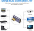 Poyiccot HDMI 90 Degree Adapter 8k, Right Angle HDMI 2.1 Adapter, 48Gbps HDMI Male to Female Adapter Extender Connector Supports 8K@60Hz, 4K@120Hz...