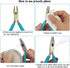 Set of 9 Jewelry Making Tools Kit, lyfLux Jewelry Pliers with Jewelry Beading Wire, Includes Chain Nose Pliers, Round Nose Pliers, Wire Cutters an...