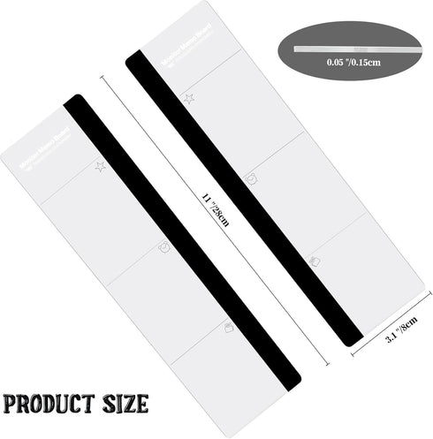 Office Desk Accessories 2pcs Monitor Memo Board Computer Message Board Office Supplies for Women Men Computer Sticky Note Holder with Functional A...