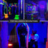 Bluex Bulbs 2 Pack LED Black Light Bulb, 9W A19 E26 Blacklight Bulb Level 385-400nm, Body Paint, Glow in The Dark LED Light Bulb Neon Glow Fluores...