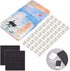 40Pcs Empty Half Pans with Magnetic Stripe Watercolor Paint Travel Tin Palette Case, Artist Paints Half Pan Kits for DIY Watercolor Oils or Acryli...