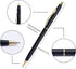 Cambond Black Pens, Ballpoint Pen Bulk Black Ink 1.0 mm Medium Point Smooth Writing for Men Women Police Uniform Office Business, 20 Pack (Black) ...