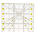 AUTOTOOLHOME Quilting Ruler Acrylic Quilters' Ruler for Easy Precision Cutting Fabric Paper, 6.5" x 12" for Quilting, Sewing & Crafts Template...
