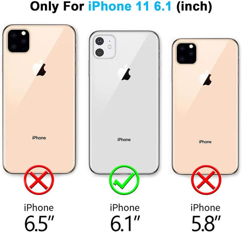 for iPhone 11 Waterproof Case with Screen Protector Full Body Protector Shockproof Dustproof Dirtproof Heavy Duty IP68 Waterproof Case for iPhone ...