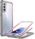 i-Blason Ares Series Case Designed for Galaxy S21 Plus 5G (2021 Release), Rugged Clear Bumper Case Without Built-in Screen Protector (Pink)...