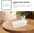 Luxshiny 3pcs Rectangular Loaf Bread Box Bread Toast Storage Bin Plastic Bread Keeper Container Airtight Loaf Bread Saver for Kitchen Storing Refr...