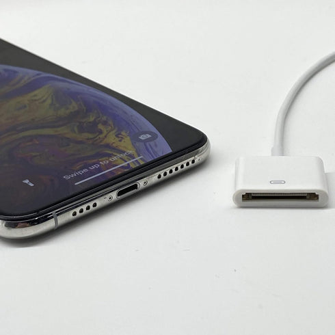 Lightning to 30 Pin Cable Charging Sync Connector 8 Pin Male to 30 Pin Female Converter Adapter Compatible with Select iPhone, iPad and iPod Model...