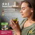 Opportuniteas Organic Kidney Cleanse Detox & Repair Tea - Matcha Green Tea, Cranberry, Lemon & Ginger. 4 Cleansing Superfoods for Drinks. Vegan & ...