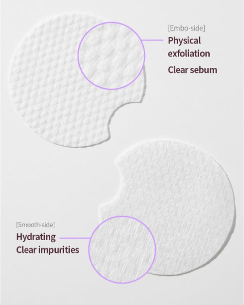 Korean Face Skin Care Exfoliating Pads 60pcs - Anti Aging & Rejuvenating with Peptide Amino Acid Gentle Peel Facial Pads...