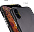 TOOVREN for iPhone X Leather Case Protective Ultra Thin Vintage Anti-Slip Grip Shell Hard Back Cover for iPhone X /10 5.8'' Black...