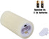Flameless Candles Battery Operated Candles 4" 5" 6" 7" 8" 9" Set of 9 Ivory Real Wax Pillar LED Candles with 10-Key Remote and Cycling 24 Hours Ti...