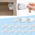 Child Magnetic Cabinet Locks (10 Locks and 2 Keys) -Baby Proofing Cabinet Latch Locks with Lighting Function, Fit Most Cabinets and Drawers (10+2)...
