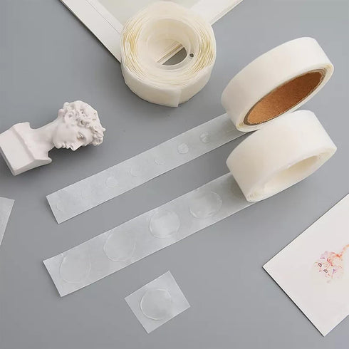 Glue Point Clear Balloon Glue Removable Adhesive Dots Double Sided Dots of Glue Tape for Balloons for Party or Wedding Decoration (400 Dots)...