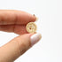 Pack of 50pcs 1/2 Inch Buttons for Sewing, Coconut Shell Flower Wooden Button Perfect for Men's Shirts, Scrap-Booking, Jewelry, Quilts, and DIY Cr...