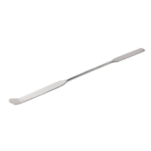 Stainless Steel Double Ended Micro Lab Spatula Sampler, Square & Round Angled End - Chattaway Style (8")...