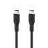 Belkin BoostCharge Braided USB-C to USB-C Cable (2M/6.6ft) for iPhone 15, iPhone 15 Pro, iPhone 15 Pro Max, iPhone 15 Plus, Galaxy S23, S22, Note1...