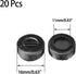 20 Pcs Black Male Thread 16mm OD Diameter Carbon Brush Holder Caps to Replacement Parts For Power Tools ?16mm?...