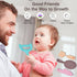 0-BPA silicone culinary kitchen utensil baby teething toys,Chef cooking role playing games training for baby girls boys,Molar chewing freezer teet...