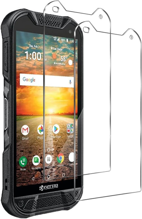 JOKITA 2 Pack Screen Protector for Kyocera DuraForce Pro 2,9H Hardness, Upgrade Edge Protection,Scratch-Resistant, HD Clarity, Anti Fingerprint, E...