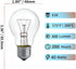 Appliance Oven Light Bulb, Oven Light Bulbs,High Temp 300 °C Resistant,A15/E26/120V/40 Watt Appliance Replacement Bulb for Refrigerator Over Stove...
