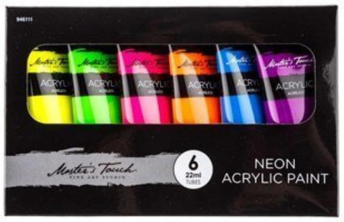 Neon Acrylic Paint Set From TheCraftyCrocodile...
