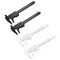 uxcell Vernier Caliper 80mm 3 Inch Metric Mini Double Scale Plastic Ruler Measuring Tool for Inside Outside Depth 4pcs...