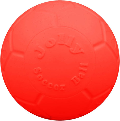 Jolly Pets Medium Soccer Ball Floating-Bouncing Dog Toy, 6 inch Diameter, Orange (SB06 OR)...