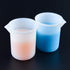 Goldblue 6Pcs 100ml Silicone Measuring Cups DIY Resin Glue Tools Cup for Making Handmade Craft Nonstick Silicone Mixing Cup...
