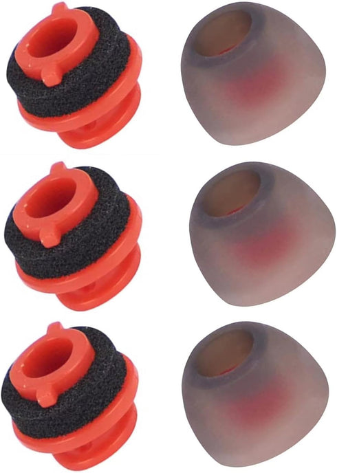 3X Replacement Ear Tips for Plantronics Voyager 5200 Series Headset Headphones,Ultra Comfort Silicone in-Ear Eartips for Poly Voyager 5210 5220 Ea...