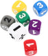Role Playing Dice 7pcs Number Suits Role Playing Dice Party Game Dices Mathematics Sign Dice Math Dices Set Teaching Auxiliary Tool Acrylic Cospla...