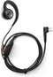 1-Wire C-Shape Swivel Earpiece Headset with PTT Button Mic for Motorola Two-Way Radio Walkie Talkies Mag One BPR40, CP185, CP200D, CLS1110, CLS141...