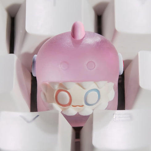 Artisan Keycaps - Adorable Keycaps: Puppet Dinosaur Series Shine Through Keycaps Resin Keycaps Custom Keycaps Escape Handmade Keycap for Mechanica...