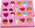 2Pcs Ice Cream, Candy, Lollipop Shape Silicone Molds ForPudding,Pan Muffin,Impression Mats Baroque Fondant,Chocolate,Ice Cube,Cookie Pastry Pies,C...