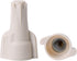 Gardner Bender GIDDS-630020, Tan 10-1H1 Hex-Lok Twist Connectors, 22-8 AWG, Electrical Wire Nut, 100 pk, 100 Pack...