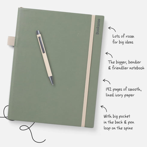 IF Bookaroo Bigger Things Notebook Journal - Brown...