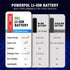EBL Rechargeable AA Batteries, 4 Pack AA Lithium Batteries 1.5V 3000mWh High Capacity Double A Battery...