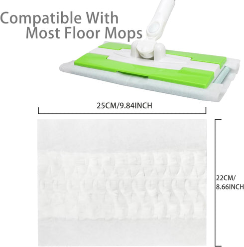 30 Count Heavy Duty Dry Sweeping Cloths,Disposable Dry Mop Refills,Multi Surface Dust Mop Pad Floor Cloth Refills Electrostatic Cloths for Sweepin...
