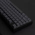 PBT Keycaps 60 Percent - Black 142 Keys Keycap Set Cherry Profile DYE-Sub, Custom Gray Theme Minimalist Style Keyboard keycaps Suitable for 60/61/...