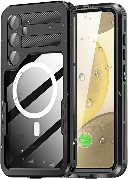 AICase Waterproof Case for Samsung Galaxy S24 Plus(6.6") with MagSafe Snowproof,Dustproof and Shockproof,IP68 Certified Full Body Protection Fully...