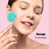 4 Pack Silicone Facial Cleansing Brush 4 in 1, Beomeen Double-Ended Silicone Face Exfoliating Wash Scrub Brush Dual Face for Face Skincare and Mas...