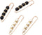 Fashion Pearl Brooch,Sweater Shawl Clip Double Faux Pearl Brooches Waist Pants Extender Safety Pins 4-14Pcs...