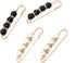 Fashion Pearl Brooch,Sweater Shawl Clip Double Faux Pearl Brooches Waist Pants Extender Safety Pins 4-14Pcs...