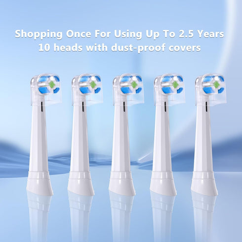 Compatible with Oral-B iO 3/4/5/6/7/8/9/10 Series Ultimate Clean Electric Toothbrush Replacement Brush Heads,for Oral-B iO Electric Toothbrush,10 ...