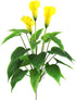 Artificial Flower 17 inches Calla Lily Silk Plant Fake Bonsai Flowers Greenery Plants for Indoor Outdoor Home Office Bedroom Table Centerpieces Pa...